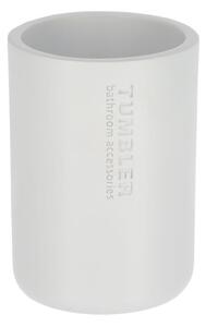 Kúpeľňový pohár Loudis, biela, 350 ml