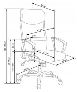 Kancelárska stolička VIRE - zelená
