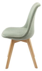 Jedálenská stolička AMANZA buk/zelená