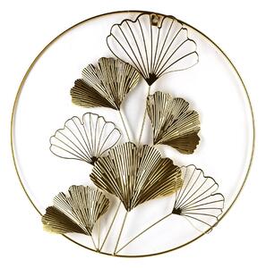 Kovová dekorácia na stenu Tala Gingko (fi) 45 cm