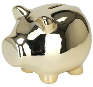 Keramická pokladnička Golden Pig 9x11,5x9 cm