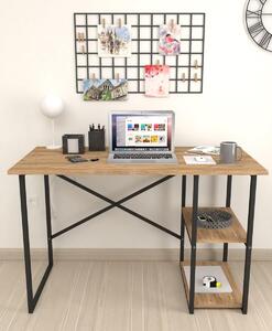 BUSTOS písací stôl s policami 60 x 120, borovica