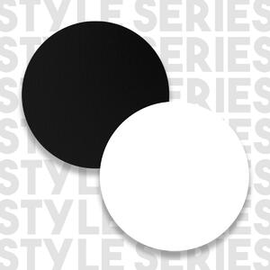 Škandinávsky barový stôl STYLE 1, biela/čierna