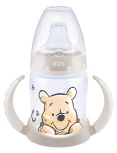 NUK Dojčenská fľaša na učenie Medvedík Pú s kontrolou teploty béžová medvedík Polypropylen 150 ml
