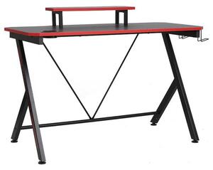 Herný stôl SIGB-202 čierna/červená