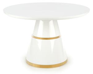 Jedálenský stôl VIGOS biela/zlatá
