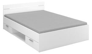 Multifunkčná posteľ 140x200 MICHIGAN perleťovo biela