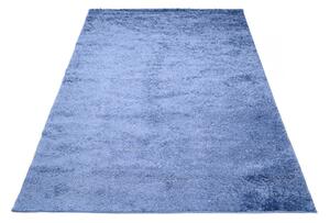 Kusový koberec Shaggy Parba modrý 120x170cm
