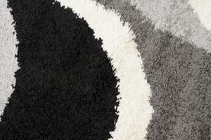 Kusový koberec shaggy Protka šedý 60x100cm