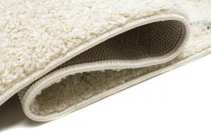 Kusový koberec shaggy Papula krémový 60x100cm