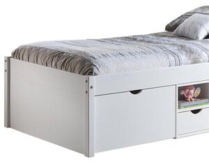 Multifunkčná posteľ TILL 90x200 biely lak