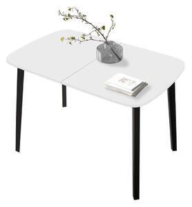 Jedálenský stôl Grazpen S 130x80, Farby:: sivý mramor / čierna Mirjan24 5903211289835