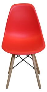 Jedálenská stolička UNO červená