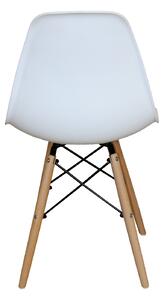 Jedálenská stolička UNO biela