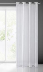 Hotová záclona ARLONA biela / strieborná - na priechodkách