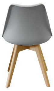 Jedálenská stolička QUATRO sivá