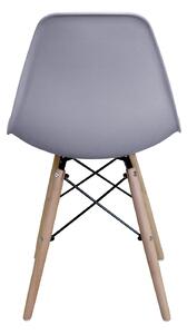 Jedálenská stolička UNO sivá