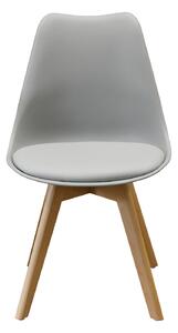 Jedálenská stolička QUATRO sivá