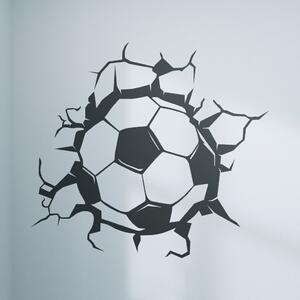 Veselá Stena Samolepka na stenu Futbalová lopta čierna Farba: černá