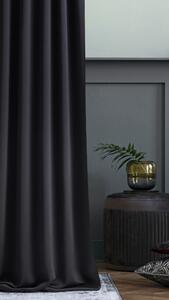 Room99 Hotový záves na krúžkoch AURA Farba: Svetlosivá/Strieborná, Veľkosť: 140 x 250 cm