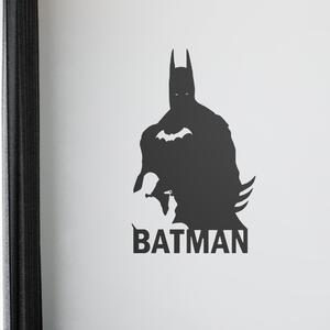 Veselá Stena Samolepka na stenu Batman silueta Farba: černá