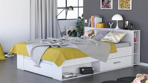 Multifunkčná posteľ 160x200 POCKET biela