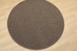 Vopi koberce Kusový koberec Astra hnedá kruh - 200x200 (priemer) kruh cm