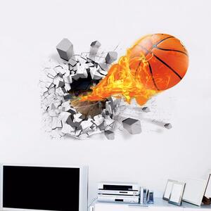 Veselá Stena Samolepka na stenu Basketbalová lopta