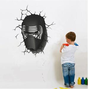 Veselá Stena Samolepka na stenu Maska zo Star Wars