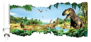 Veselá Stena Samolepka na stenu Dinosaure a Tyranosaure