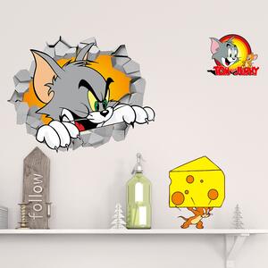 Veselá Stena Samolepka na stenu Tom a Jerry