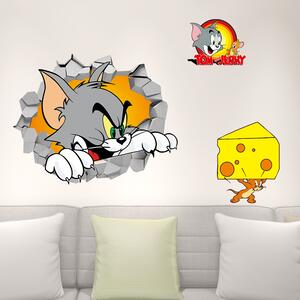 Veselá Stena Samolepka na stenu Tom a Jerry
