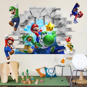 Veselá Stena Samolepka na stenu Hra Super Mario