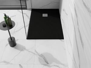 MEXEN - Stone vanička kompozitná obdĺžniková, 100x80 cm, čierna - 44708010