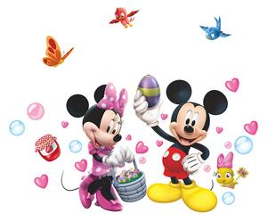 Veselá Stena Samolepka na stenu Minnie a Mickey Mouse