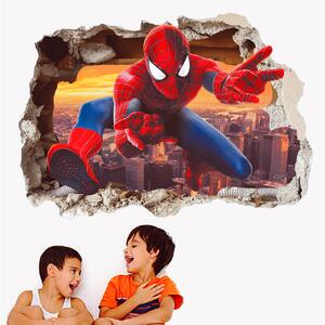 Veselá Stena Samolepka na stenu Spiderman pavúčí muž