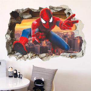 Veselá Stena Samolepka na stenu Spiderman pavúčí muž