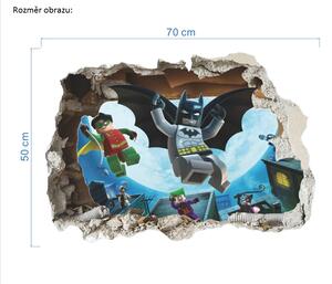 Veselá Stena Samolepka na stenu Lego Batman