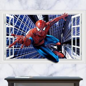 Veselá Stena Samolepka na stenu Spiderman superhrdina