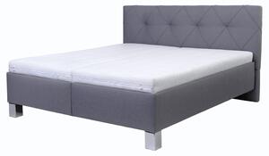 Čalúnená posteľ AFRODITE sivá, 180x200 cm