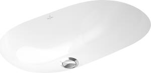 Villeroy & Boch O.novo - Umývadlo pod dosku 530x320 mm s prepadom, alpská biela 41625001