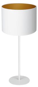 Stolná lampa ARDEN 1xE27/60W/230V pr. 25 cm biela/zlatá LU3452 + záruka 3 roky zadarmo