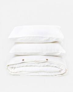 Magic Linen Ľanové obliečky sada (3ks) White Veľkosť: 135x200,50x70cm