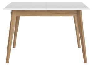 Jedálenský stôl PLISSEE PLIT02 alpská biela/dub grandson