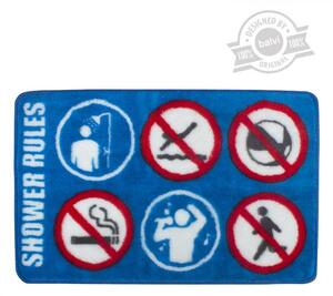 Kúpeľňová predložka Balvi Shower Rules