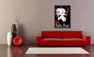 Ručne maľovaný POP Art obraz Betty Boop (POP ART obrazy)