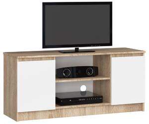 Ak furniture TV stolík Tonon 120 cm sonoma/biela