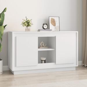 Komoda biela 102x35x60 cm spracované drevo