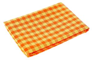 Biante Kuchynská bavlnená utierka Olivia OL-003 Oranžová-žltá kocka veľká