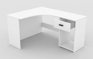 PROFI Rohový písací stôl CORNER biely